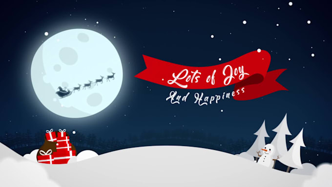create awesome christmas video