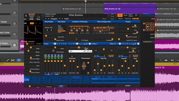 record synth for your project