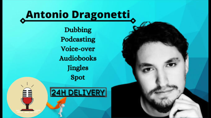 provide italian voice for all your needs in less than 24h