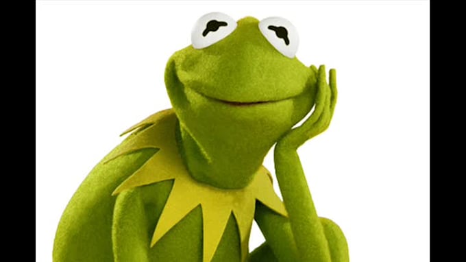 professional kermit the frog puppet