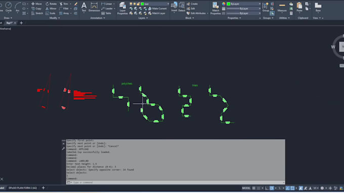 develop lisp routines for editing cad drawings