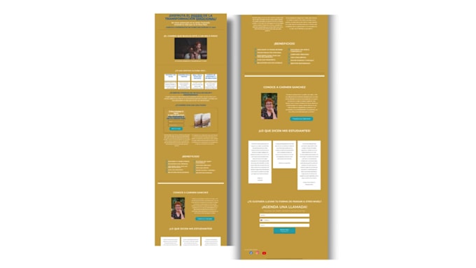 custom design a landing page or website for your business
