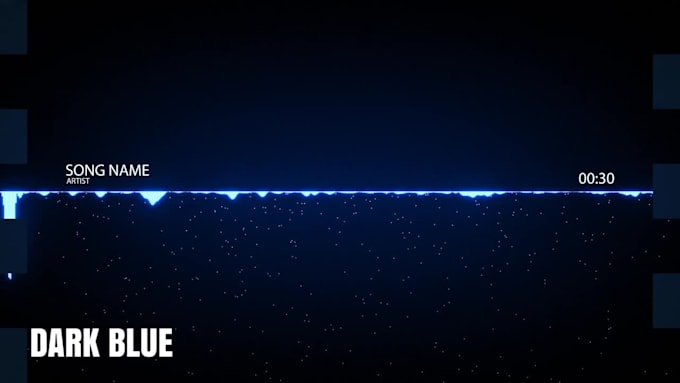 Create an audio visualizer for your song by Flubberfish | Fiverr
