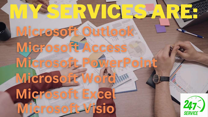 do any job in ms excel, word, powerpoint, access, and  visio
