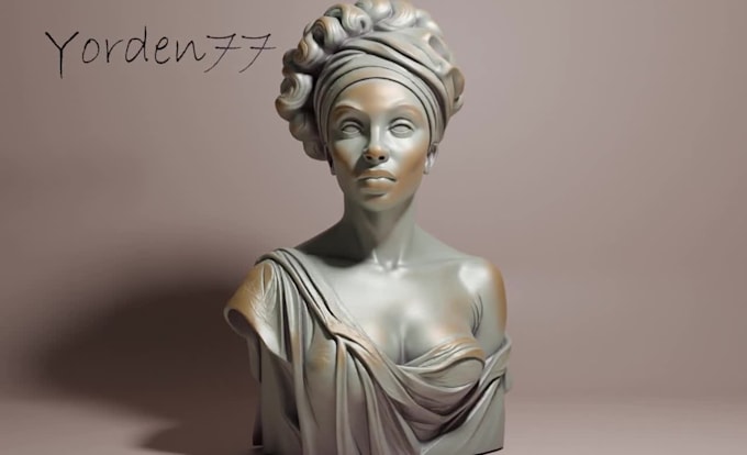 design classical sculpture for 3d printing