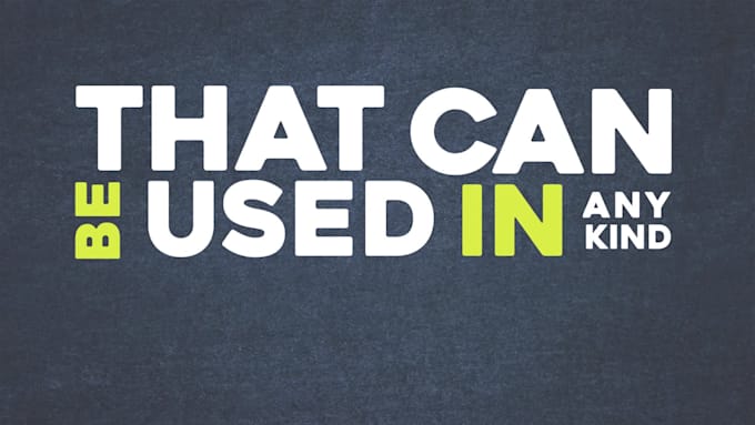 create custom kinetic typography and text animation