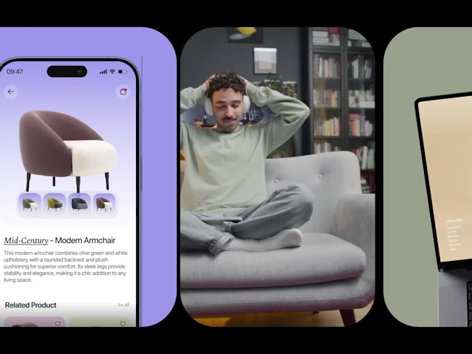 Create ui animation 3d mobile app promo video or app explainer by ...