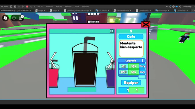 make you personalizated roblox gui work whit programing or animations
