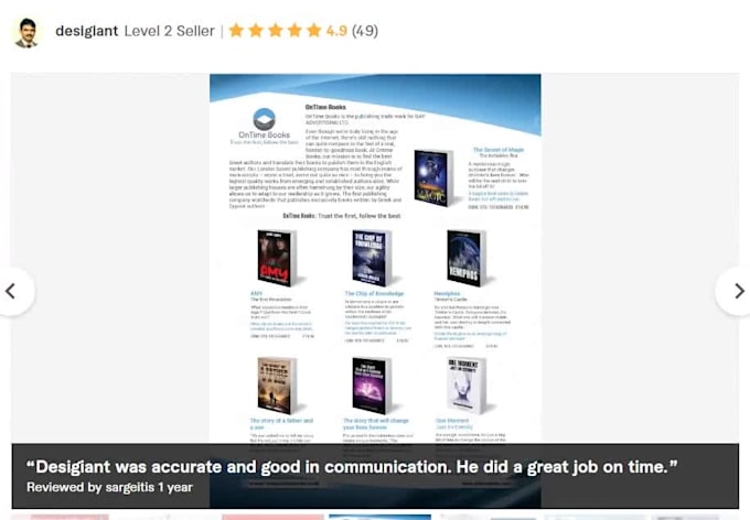 create half, full page magazine ad, magazine as well