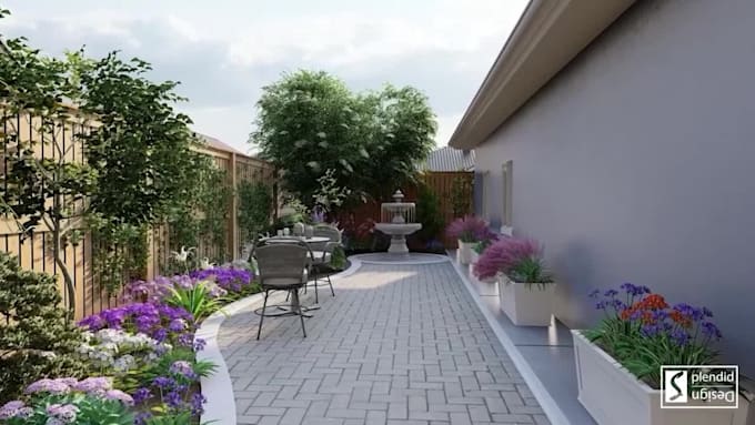 design your backyard, front yard or any landscape