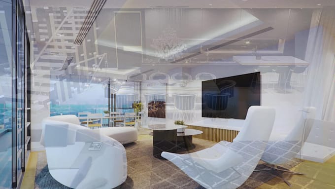 View of Do 3d penthouse, annex, rooftop apartment, and condo apartment designs ...