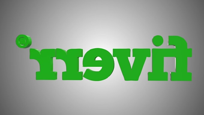 create 3d custom logo animation and custom stunning reveal