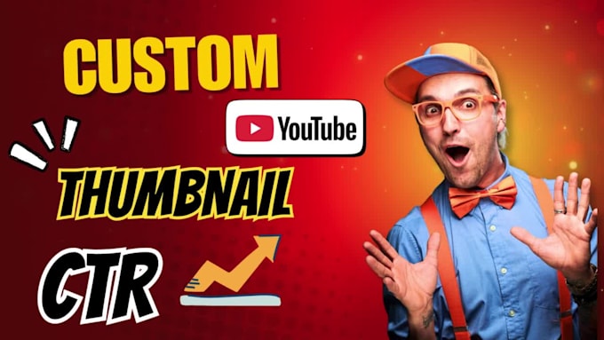 design professional and clickable youtube thumbnails