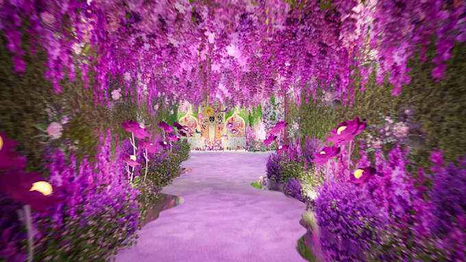 create wedding decors with video walkthrough