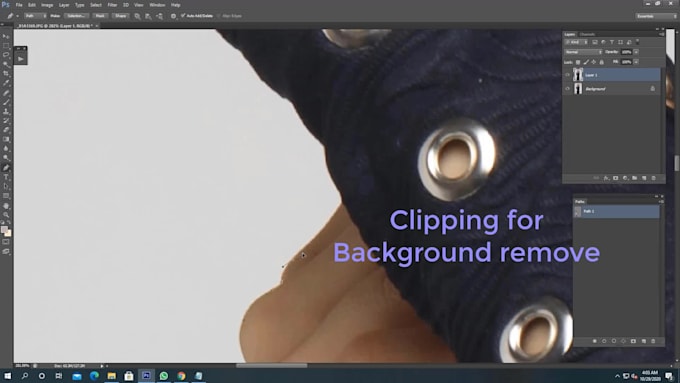 clipping path in pen tool,background removal very fast