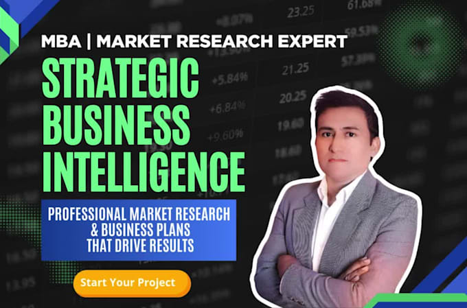 create comprehensive market research and feasibility studies