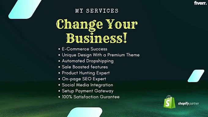 create profitable converting shopify dropshipping store