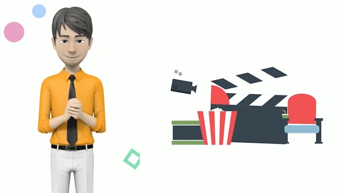 do professional explainer video with 3d spokesperson
