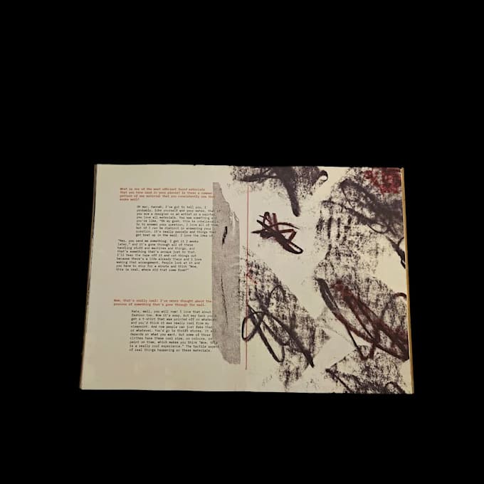 create an editorial and layout design
