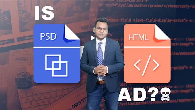 convert psd to html email template