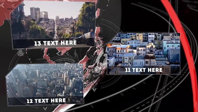 create creative news intro animation