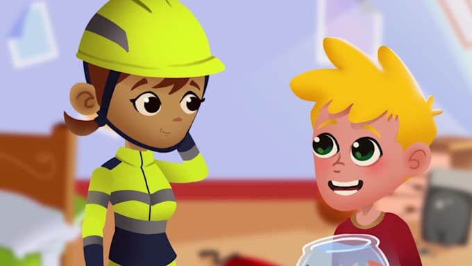 create 2d 3d kids animated video, 2d animation explainer, storybook trailer