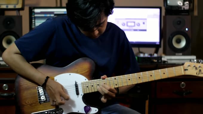 record electric lead solo guitar pop , blues and rnb