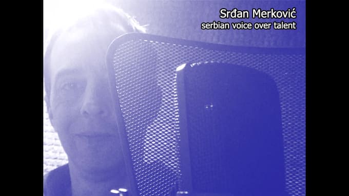 record serbian voice over in high quality