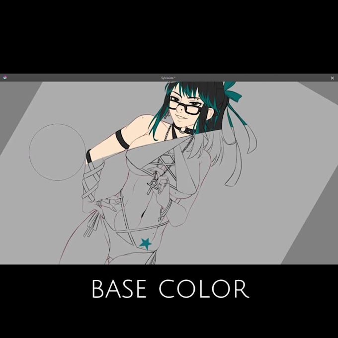 draw your character in my artstyle