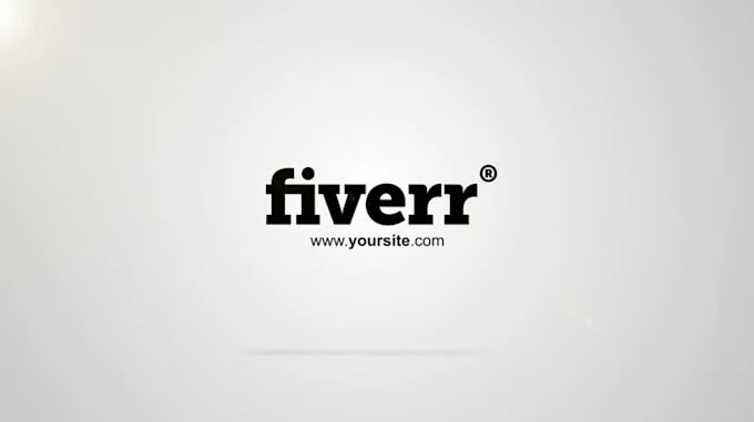 make a logo intro video for business promotion