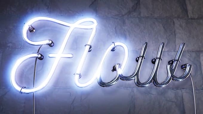 make an amazing 3d neon logo animation video intro