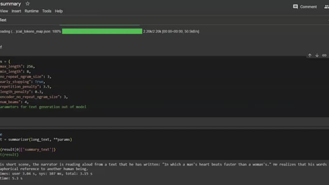 do summarization of text from pdf or blog post