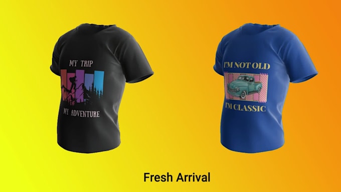 do 3d clothing mockup or 360 video of t shirt and hoodies