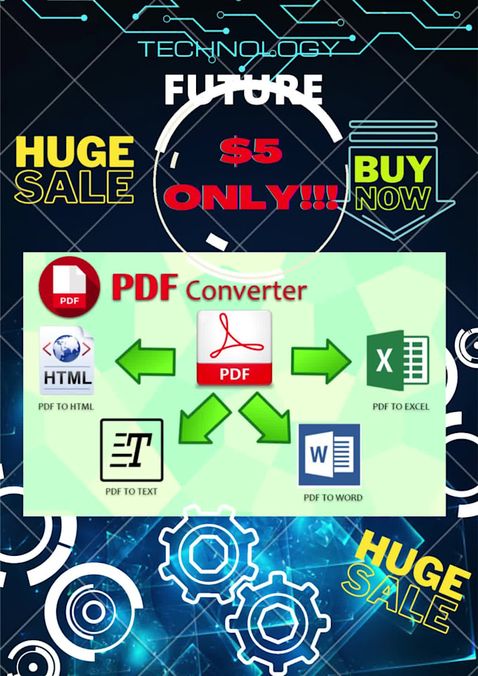 Convert pdf and etc to any file format by Thisispgdc | Fiverr