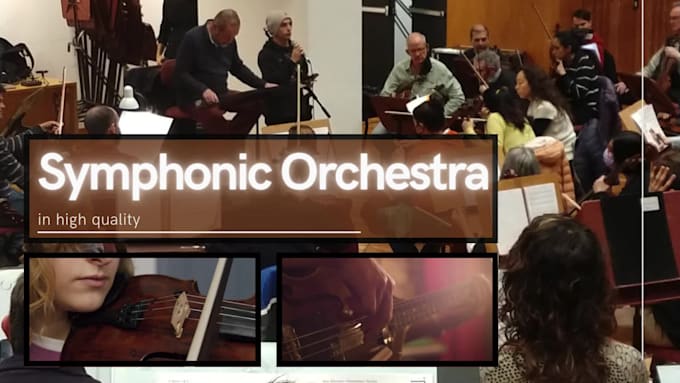 compose or arrange your realistic orchestra