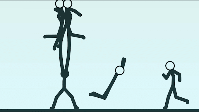 make stick man animation, stick fight and stick figure