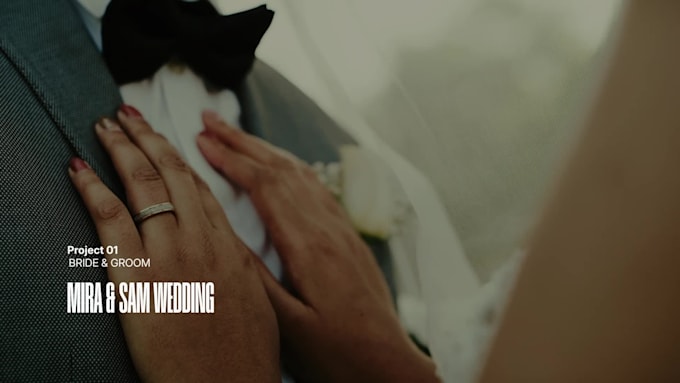 do cinematic wedding video editing, teaser, trailer and highlights