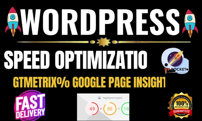 do any wordpress speed optimization, speed up website