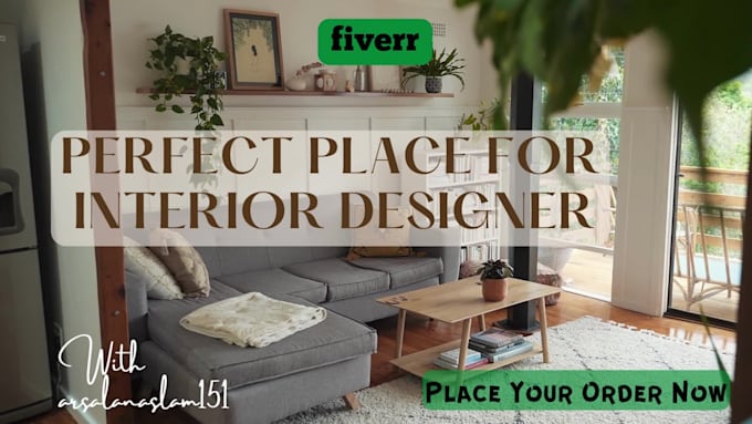 do a perfect 3d interior design