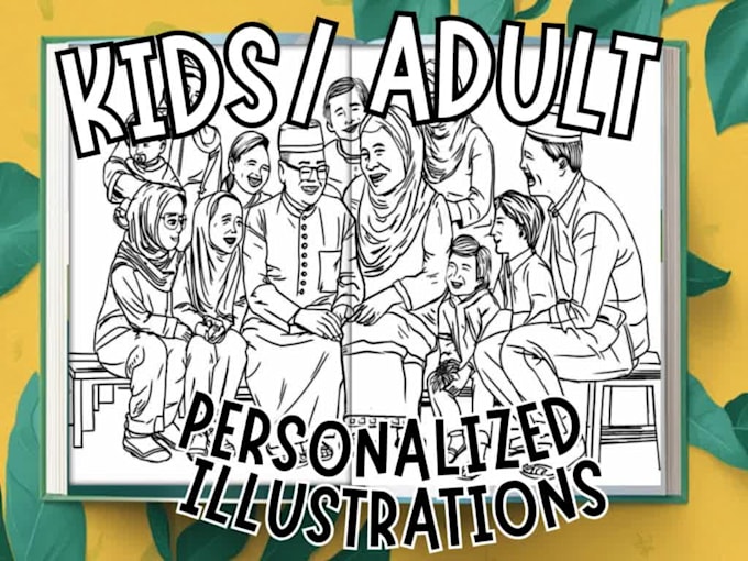 make kids or adults coloring pages and custom interior for KDP book business