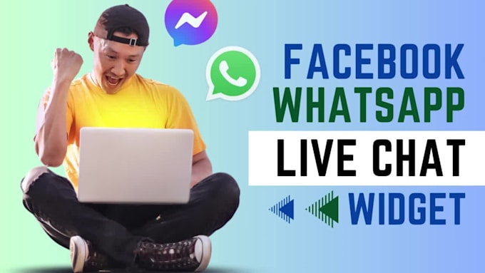 integrate whatsapp, facebook live chat widget in website