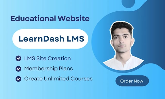 design elearning wordpress website using learndash lms