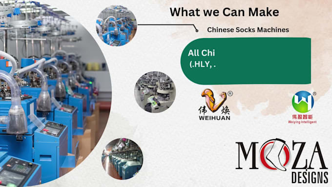 create custom socks pattern designs for your brand or knitting machine
