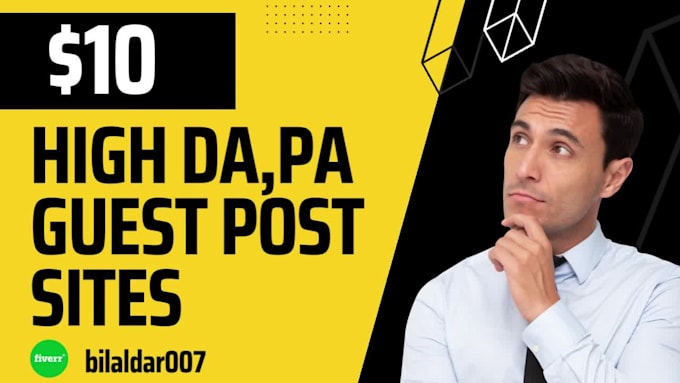 publish 10 guest posts with high da 90 google approved sites