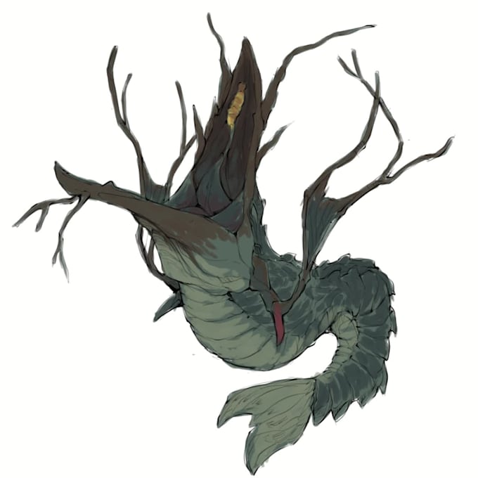 draw creature, monster and beast design