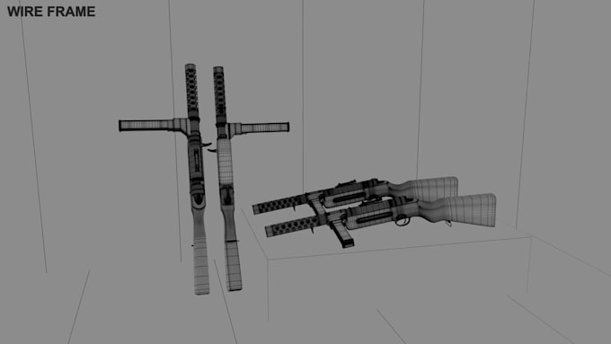 do 3d modeling, game props modeling