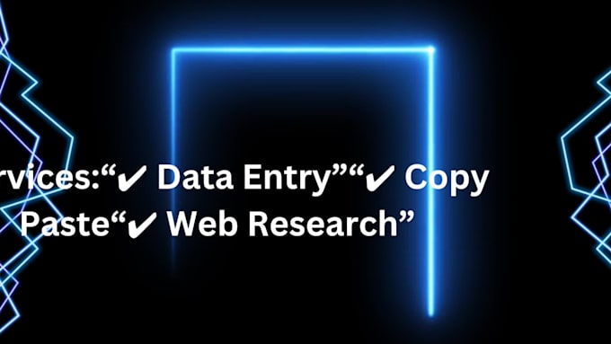 do accurate data entry, copy paste, web research and typing