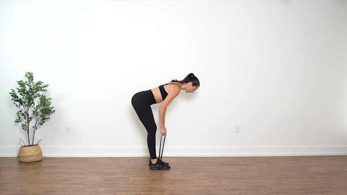 create professional fitness videos with loop bands