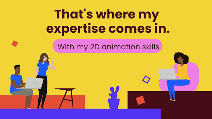 create a 2d animated explainer video