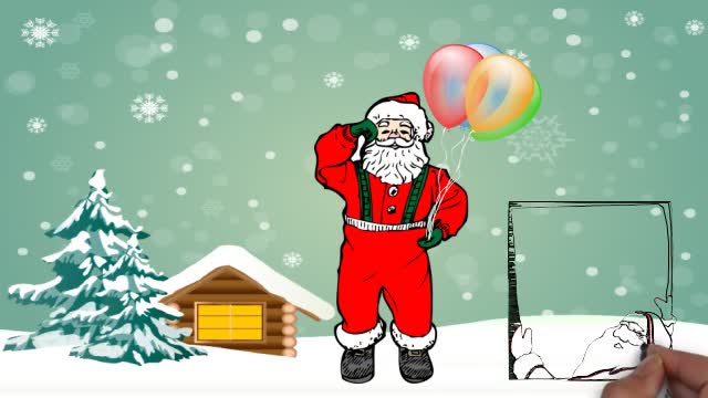 create a Christmas whiteboard video